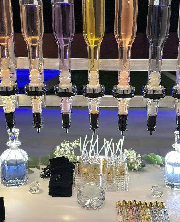 Custom Perfume Bar for Your Bridal Celebrations